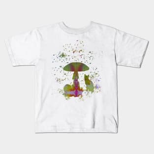 Mushroom cat Kids T-Shirt